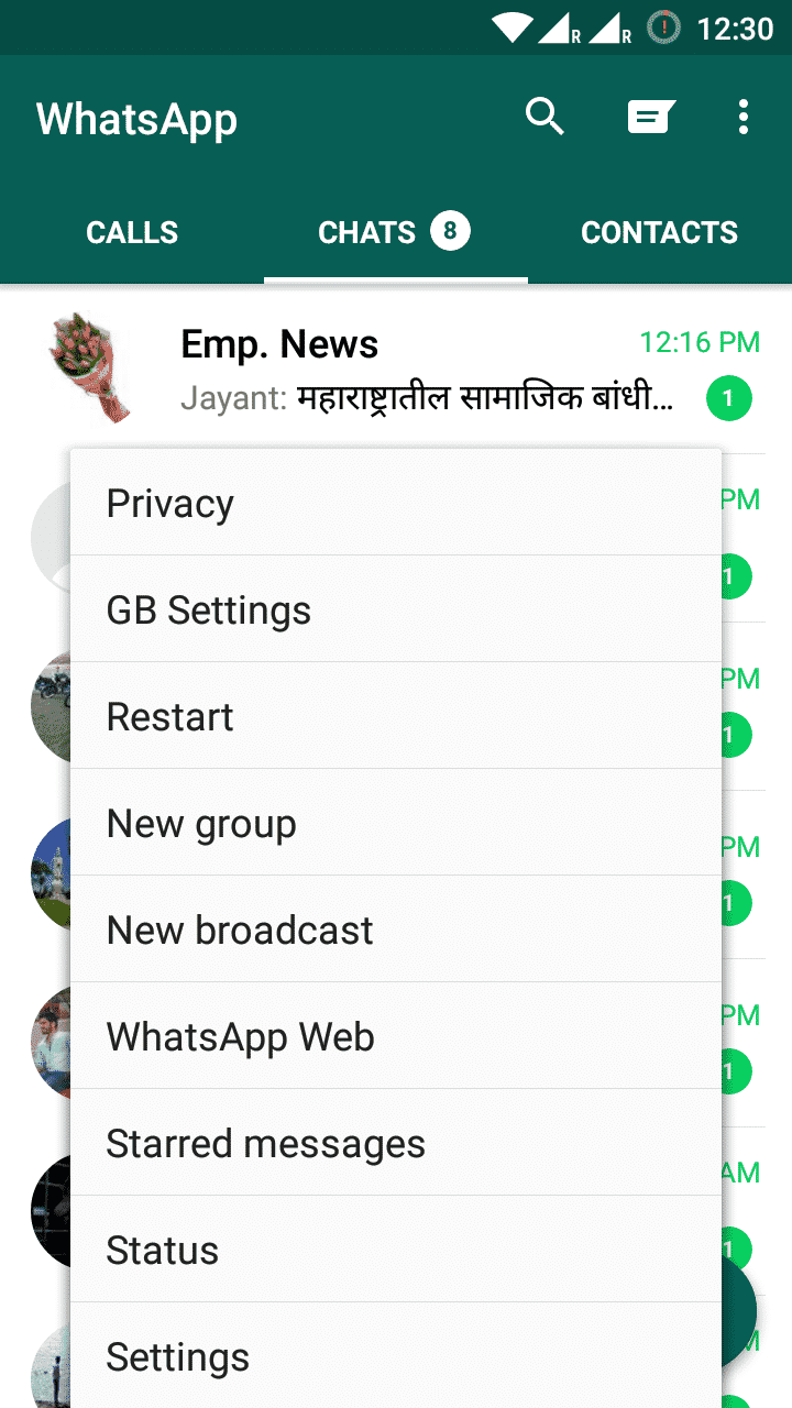 How to [show older]/fake “last seen on” in Whatsapp 