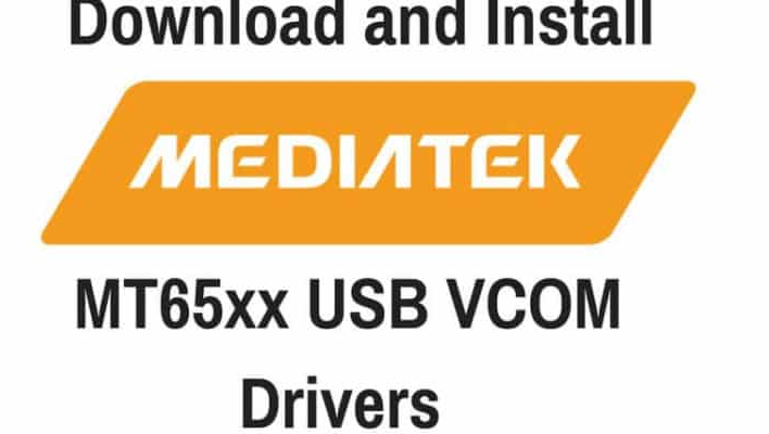 MediaTek MT65xx USB VCOM Drivers